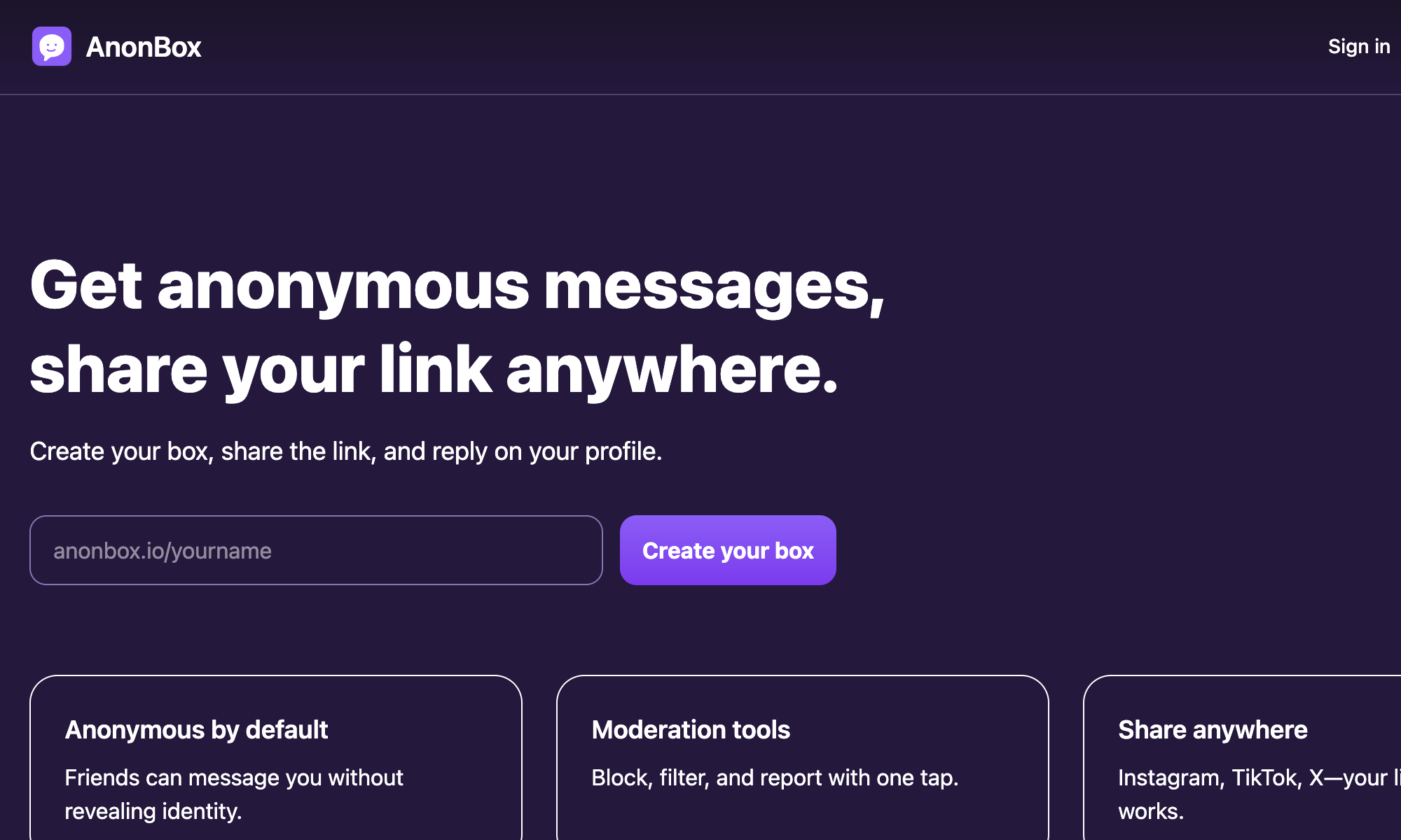 AnonBox